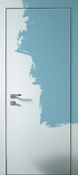 Carda Межкомнатная дверь Invisible с алюм.кромкой под покраску, арт. 13115 - фото №1