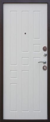 Входная металлическая дверь Феррони Гарда 8 мм 2 замка 1.2мм металл (Антик медь + МДФ)