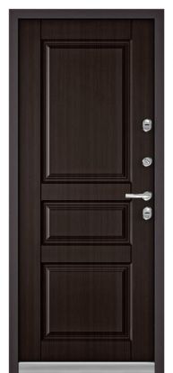 Входная металлическая дверь Бульдорс Термо 100 TD-2 2 замка 1.5мм металл (Букле шоколад + МДФ)